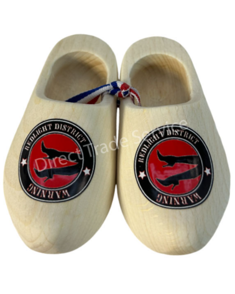 Mini Wooden Clogs Red Light District