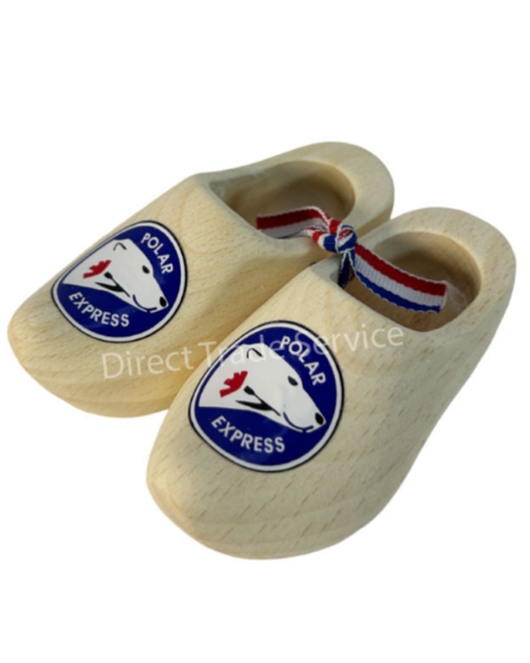 Mini Wooden Clogs Polar Express