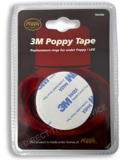 Poppy Grace Mate 3M Tape 3pcs pack